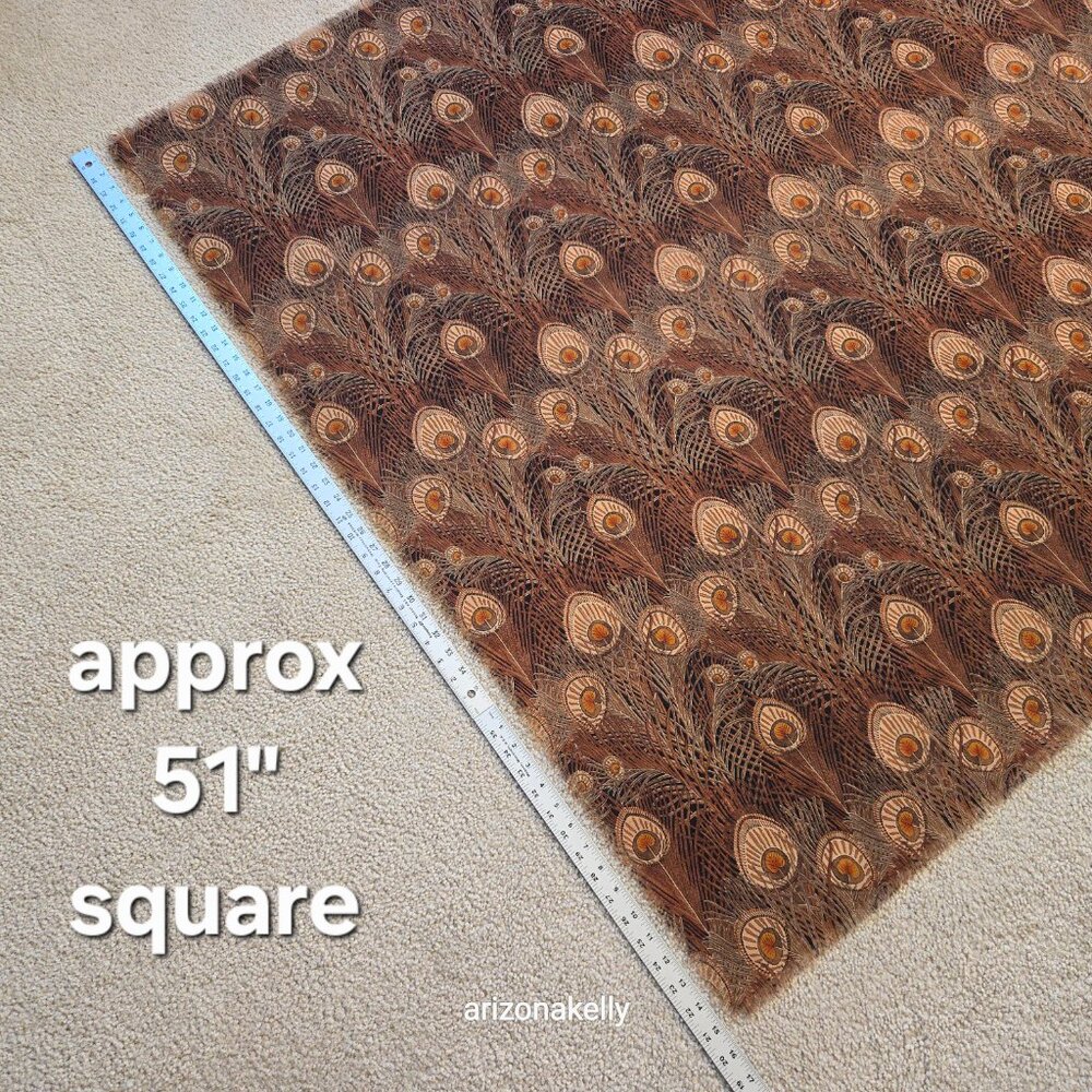 RARE Liberty WOOL Hera Scarf Large Square Peacock - Picture 3 of 14